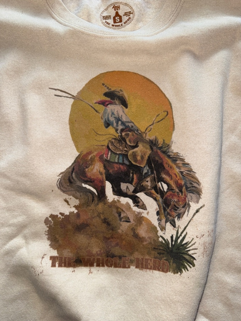 TWH western bronc Crewneck - Picture 2 of 5